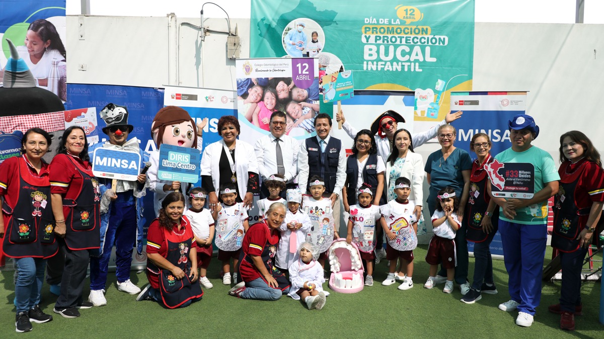 Minsa realizó campaña de salud bucal que benefició a más de 50 000 niños en todo el país