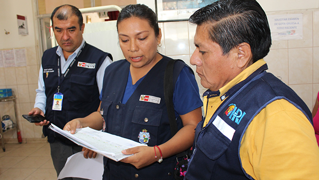 Geresa realiza visitas inopinadas a establecimientos del distrito de Ferreñafe