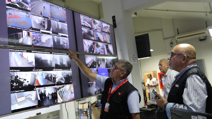 •	En coordinación con la Policía Nacional del Perú.