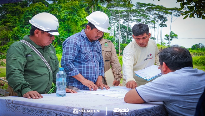 Municipalidad de Megantoni ultima detalles para la entrega del servicio de Saneamiento Bรกsico Integral de DUBAI