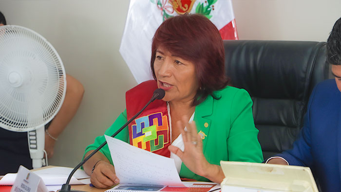 Rosa Vásquez rinde un balance de gestión 2023 ante el Consejo Regional de Lima