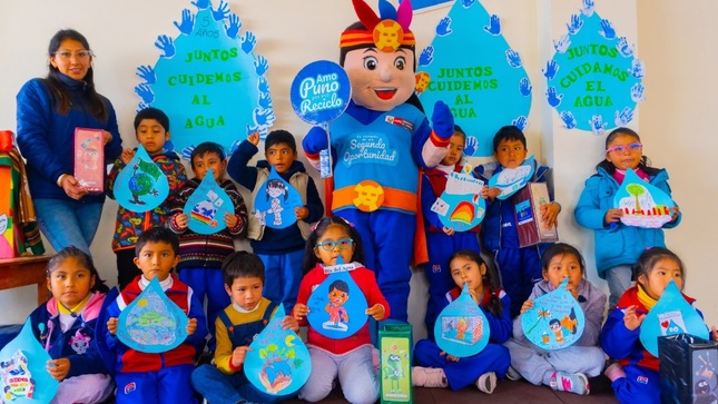 Fortalecen prácticas de segregación de residuos orgánicos y disposición de residuos sólidos en Instituciones Educativas