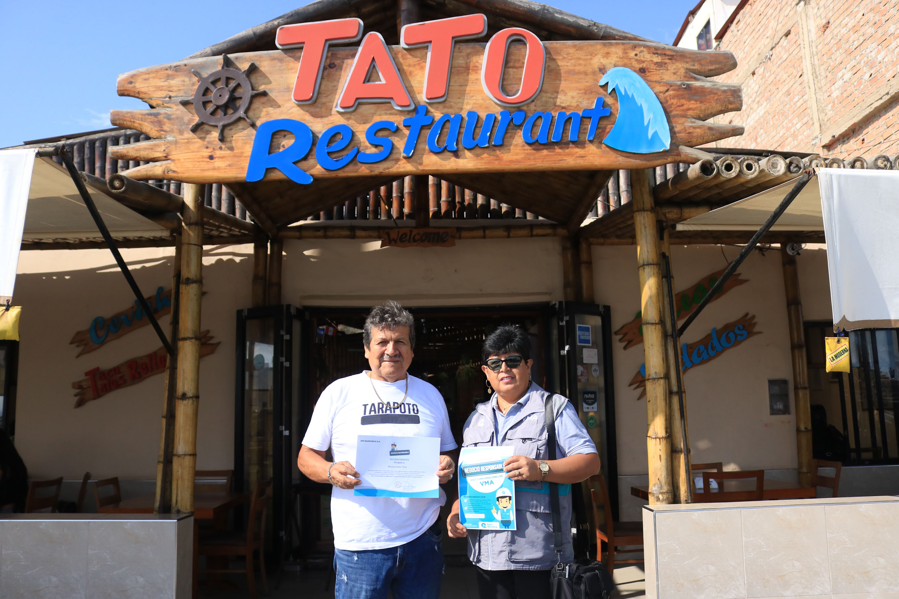 se continuó con los reconocimientos a un segundo grupo de Usuarios No Domésticos (UND), como el Hospital de Supe “Laura Esther Rodríguez Dulanto”, Hotel Chavín “Restaurante El Libertador”, Autoservicio Chavez, Restaurante Tato y Lubricentro Gian.