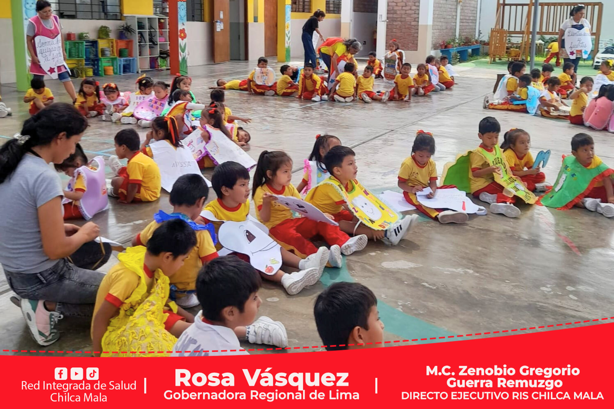 RIS Chilca Mala promueve cuidado de la salud bucal en niñas y niños de la región Lima.