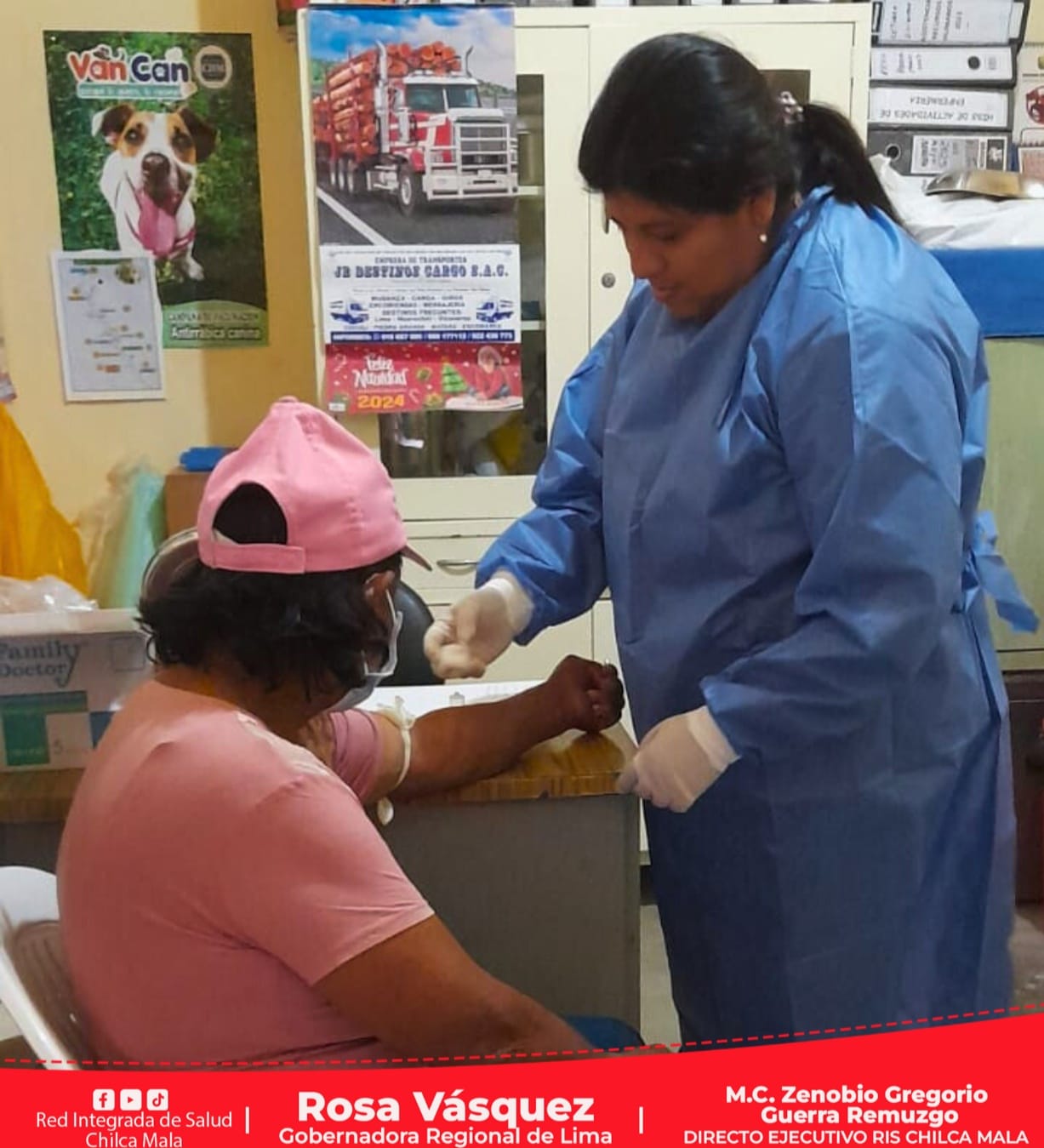 RIS Chilca Mala realiza con éxito campaña de salud gratuita en el distrito de Mariatana.