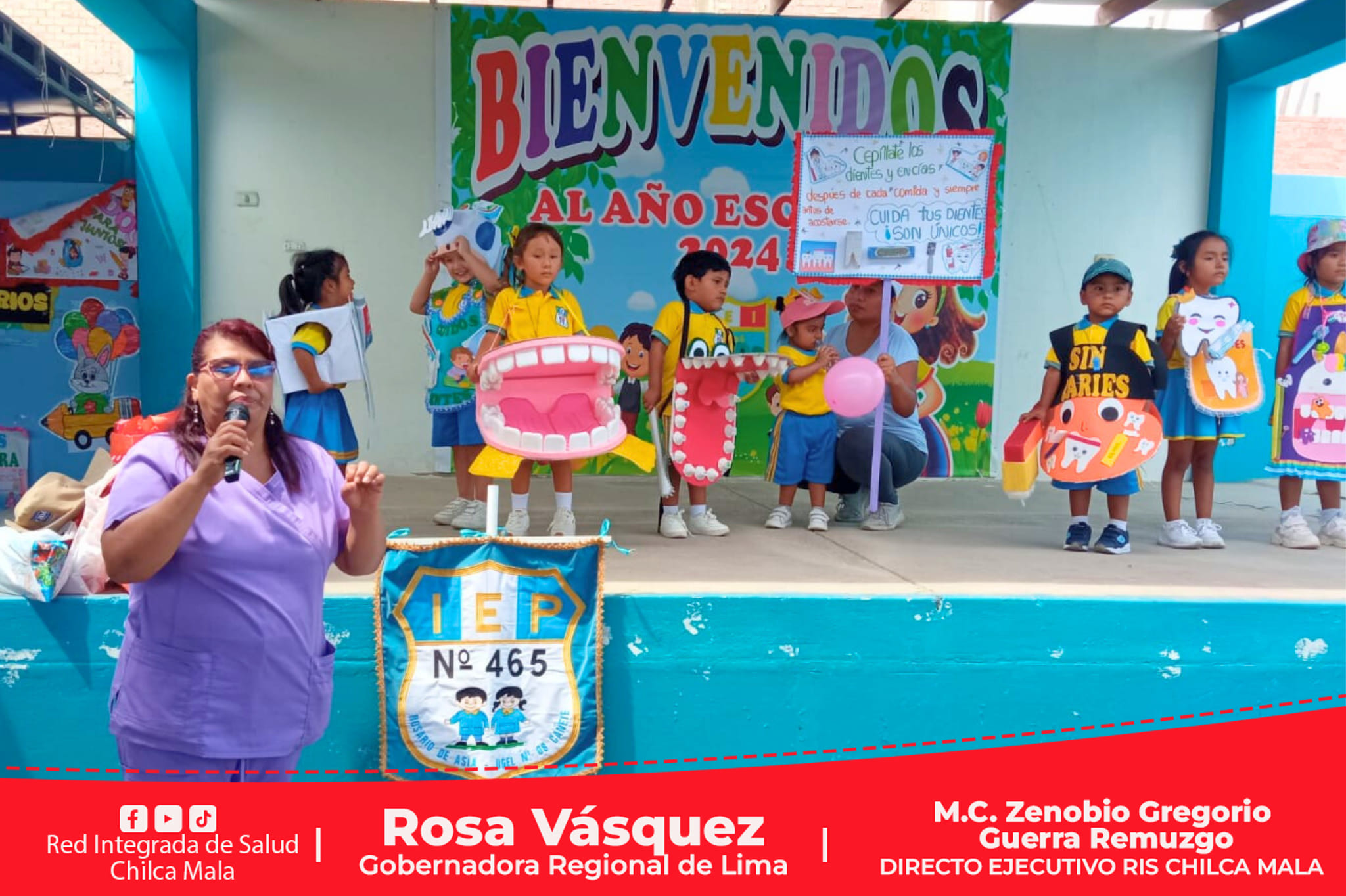Se realiza pasacalle por el "Día Nacional de la Promoción y la Protección Bucal Infantil"