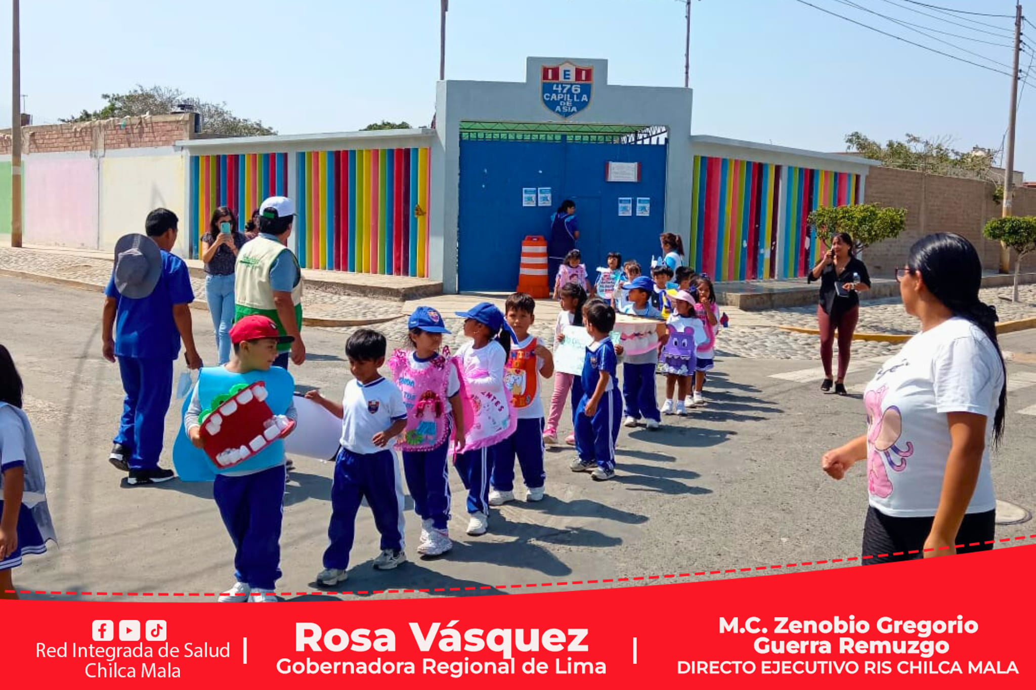 Se realiza pasacalle por el "Día Nacional de la Promoción y la Protección Bucal Infantil"