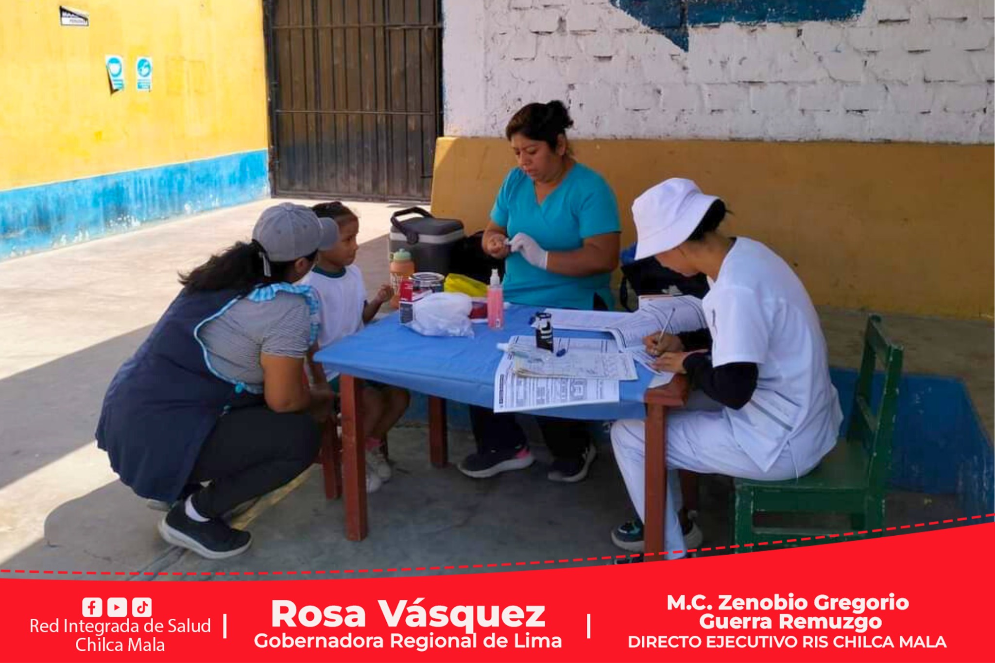 Jornada de Salud Integral continua en el AA.HH. Dignidad Nacional de Mala.