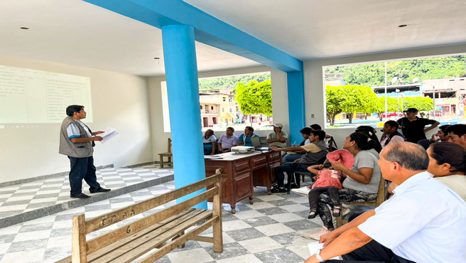 Taller de PRESUPUESTO PARTICIPATIVO EN EL CENTRO POBLADO DE LECHEMAYO