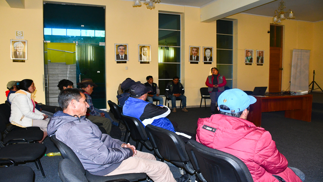 Taller de PRESUPUESTO PARTICIPATIVO EN EL CENTRO POBLADO DE CHIQUINTIRCA