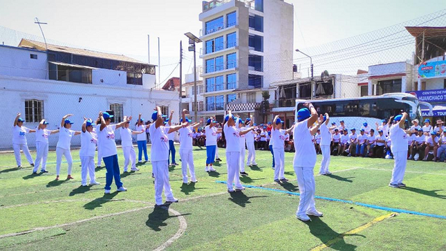 EsSalud La Libertad realizó actividades al aire libre en el balneario de Huanchaco