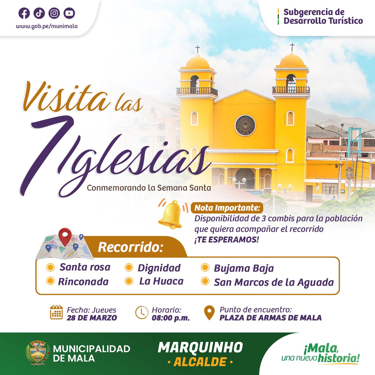 Acompañemos en la visita de las 7 iglesias.