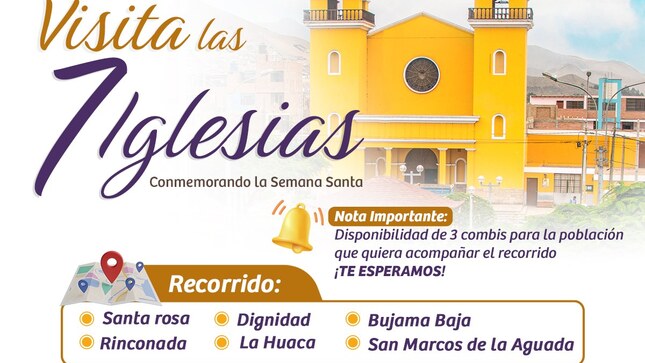 Acompañemos en la visita de las 7 iglesias.
