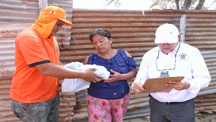 Ayuda a damnificados de La Unión