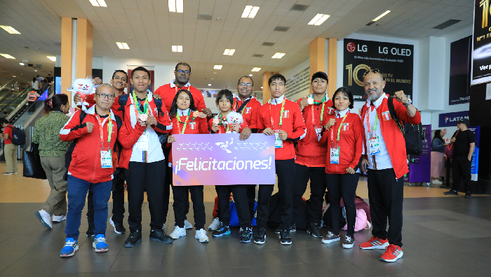 •	Talentos deportivos recibieron cálida bienvenida por parte del Instituto Peruano del Deporte.