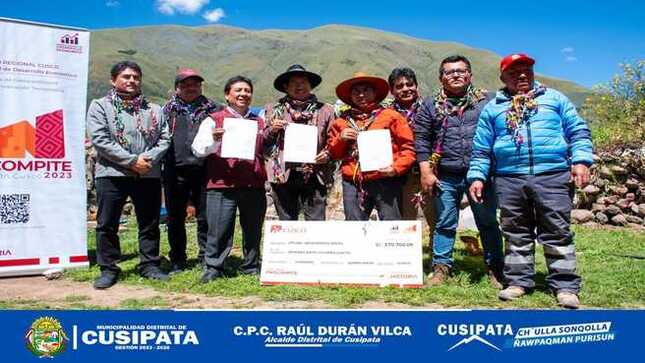 Ganadores de PROCOMPITE Región Cusco firmaron acta de inicio de ejecución del plan de negocio