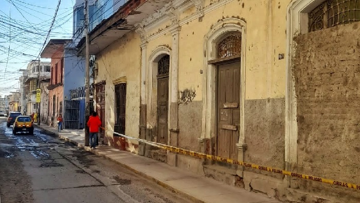 Delimitan zonas de peligro