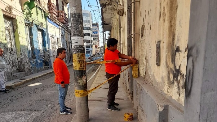 Cintas de seguridad en casonas antiguas