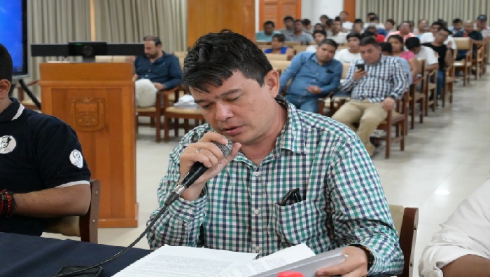 Regidor Efraín Chuecas