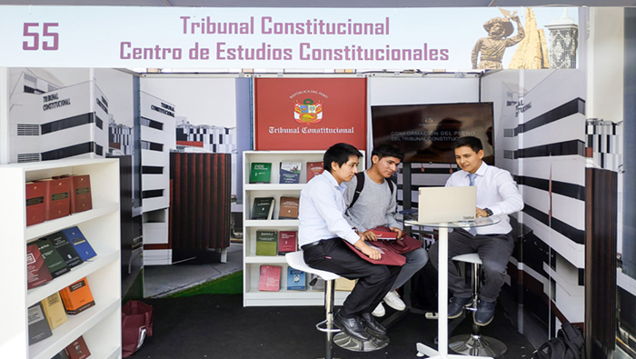 Hasta el 21 de abril el Tribunal Constitucional participa en la II Feria Internacional del Libro de La Libertad