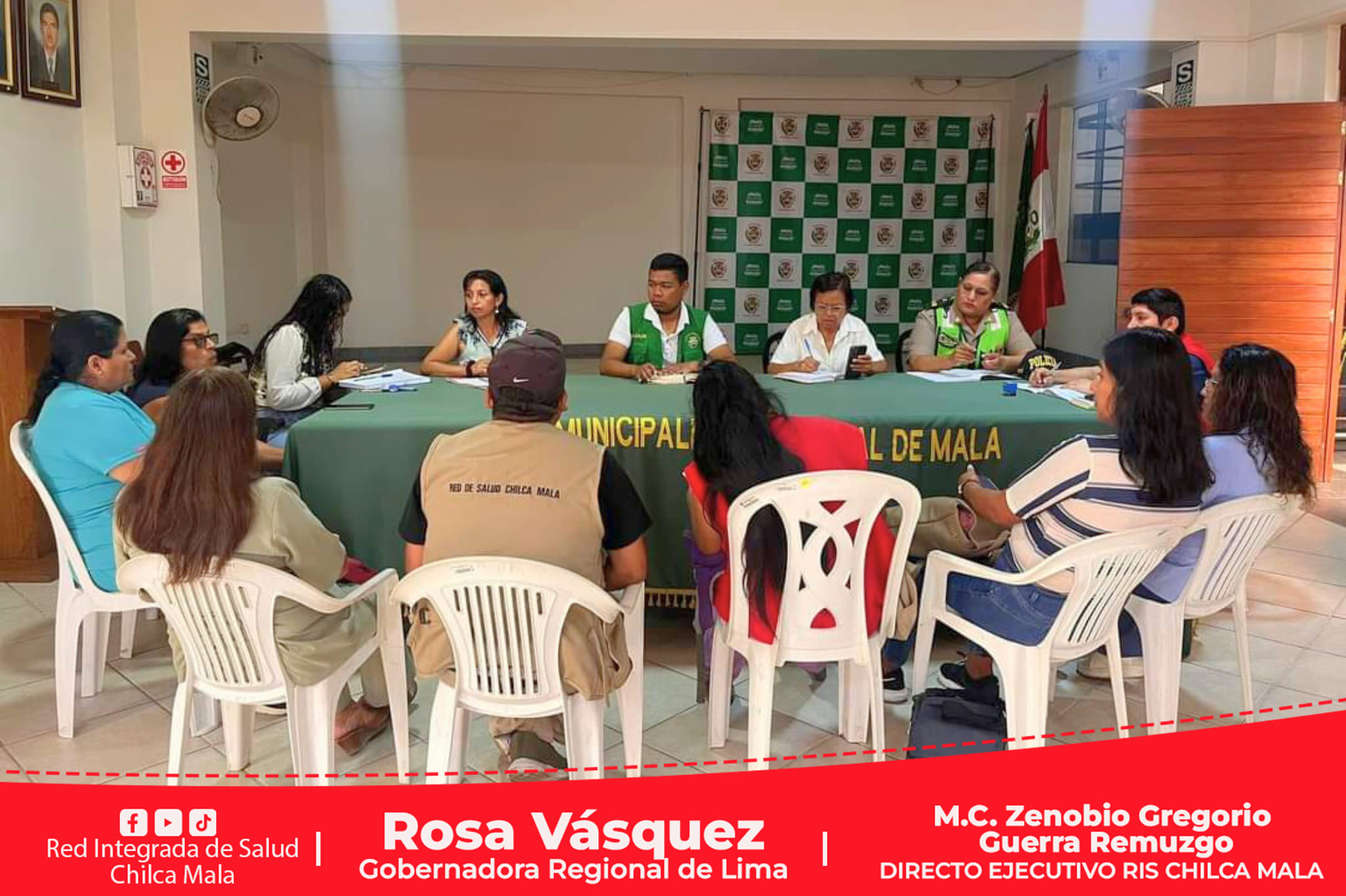 Reunión del Comité Distrital de Salud de Mala