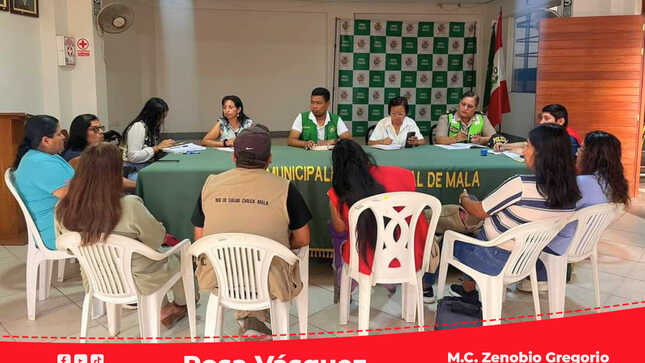 Reunión del Comité Distrital de Salud de Mala