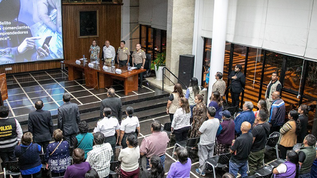 Trabajo conjunto municipalidad de lince lidera mesa de trabajo para prevenir extorsiones en empresas locales