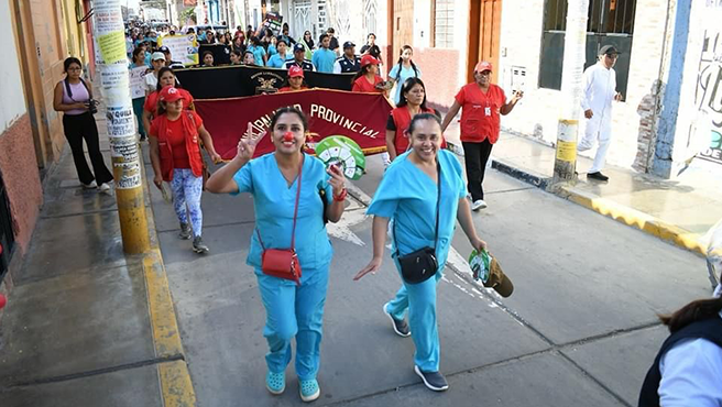 Más de 200 personas de Lambayeque se unieron al pasacalle de prevención contra el dengue