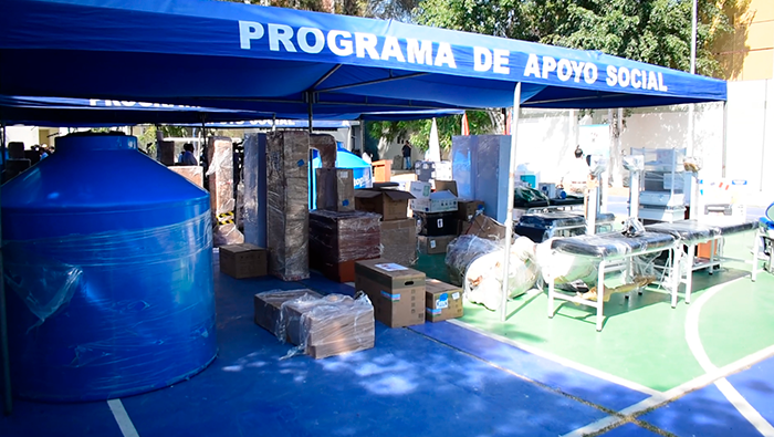 Para fortalecer y brindar una mejor calidad de atención en el sector salud, el Gobierno Regional Piura recibió 3 kits de equipamiento médico y mobiliario por parte del Ministerio de Salud y el grupo consultivo de ayuda militar de los Estados Unidos.