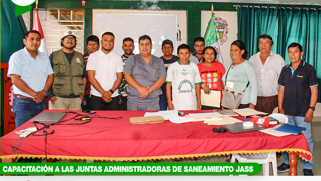 Capacitación a las Juntas Administradoras de Saneamiento JASS