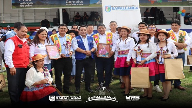 La Municipalidad Distrital de Sapallanga participa en la entrega de maquinarias y herramientas a Asociaciones Agropecuarias-PROCOMPITE 2023