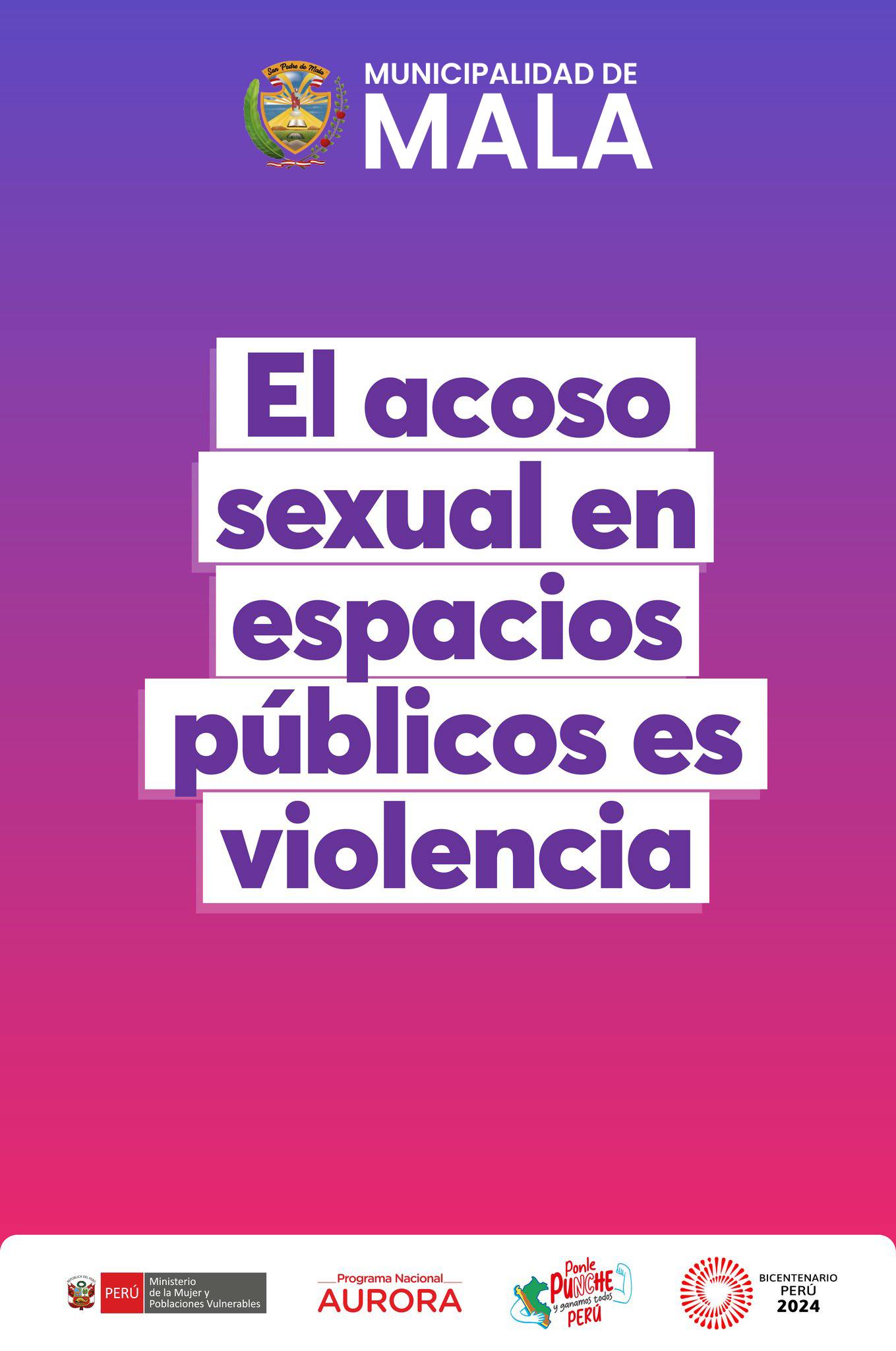 El Acoso Sexual en Espacios Públicos es Violencia  