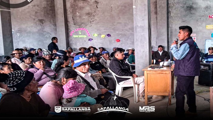 Pobladores del Anexo de Miluchaca participan de capacitación en manejo de residuos sólidos