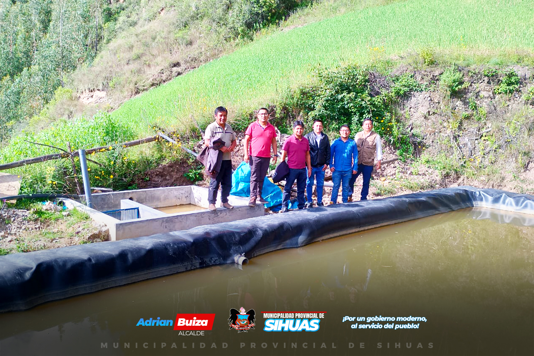 La Municipalidad Provincial De Sihuas, a través del equipo técnico de recepción de obra recibió oficialmente el nuevo reservorio, tras la verificación del cumplimiento de las observaciones realizadas en fechas anteriores.
Con una inversión total de S/.98,599.76 soles, esta infraestructura no sólo cumple con las expectativas técnicas, sino que también refleja el compromiso continuo de la gestión municipal con el desarrollo agrícola de la provincia. Esta obra que es parte del proyecto "Construcción de Reservorio en la Localidad Usamasanga, Distrito de Sihuas, Provincia Sihuas, Departamento Ancash", representa un avance significativo para la comunidad.
A su vez, este reservorio no sólo asegura un suministro confiable de agua para las actividades agrícolas; sino que subraya el compromiso de las autoridades locales con el bienestar y el progreso de la comunidad.
Además, se promueve un futuro próspero para sus habitantes y contribuye al fortalecimiento de la economía local.