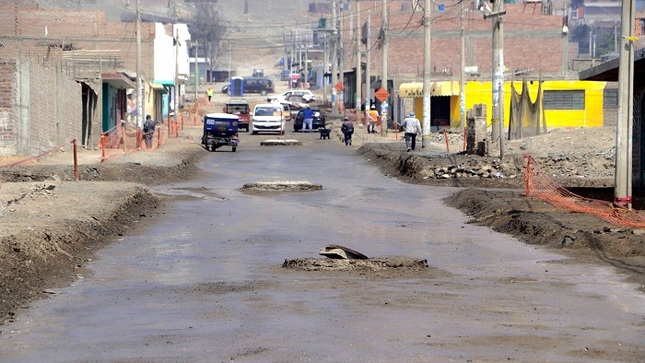 Continúa en ejecución la obra de pistas y veredas en C.P. Nueva Estrella y La Macarena