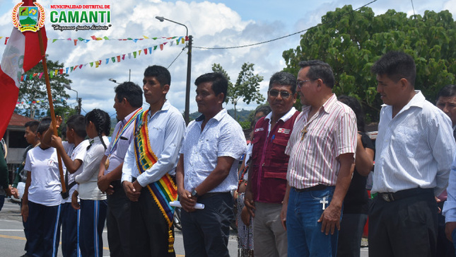 La Municipalidad Distrital de Camanti  en el 43 Aniversario de la Comunidad de San Lorenzo