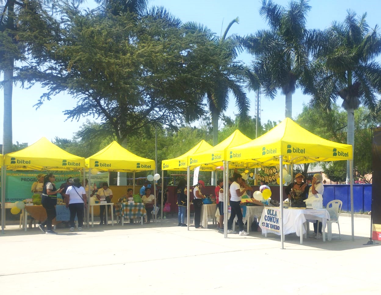 Concurso gastronómico en la concha acústica del parque infantil