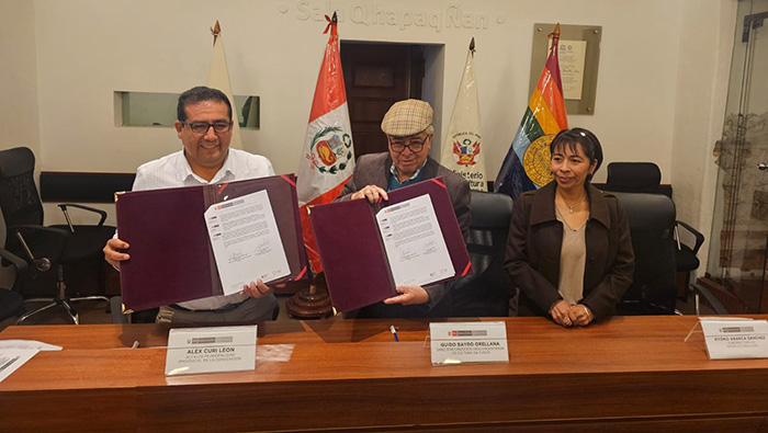 MPLC y Dirección Desconcentrada de Cultura Cusco firman convenio marco de colaboración interinstitucional
