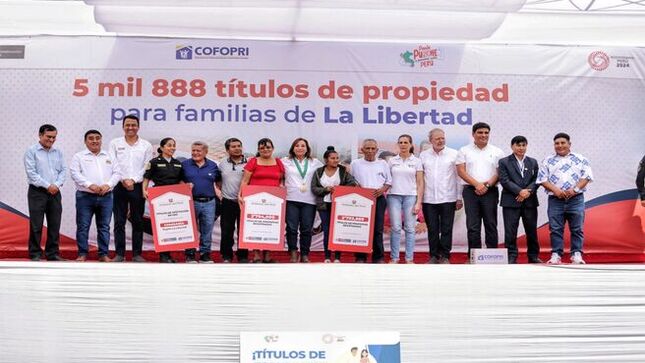 Este logro es fruto del trabajo conjunto entre el Gobierno Nacional, las autoridades regionales y locales, así como el compromiso de la comunidad en el proceso de formalización de la propiedad.