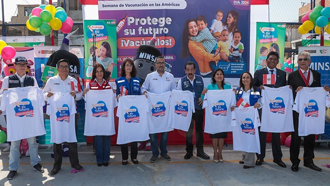Perú inicia Semana de Vacunación en las Américas con la meta de proteger a más de 400 000 personas
