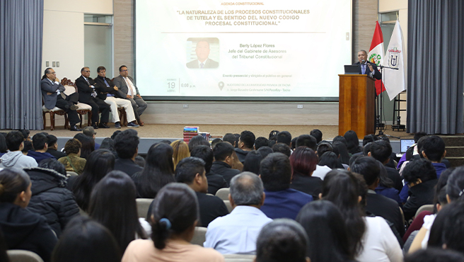 Agenda Constitucional del Tribunal Constitucional se desarrolló en Tacna