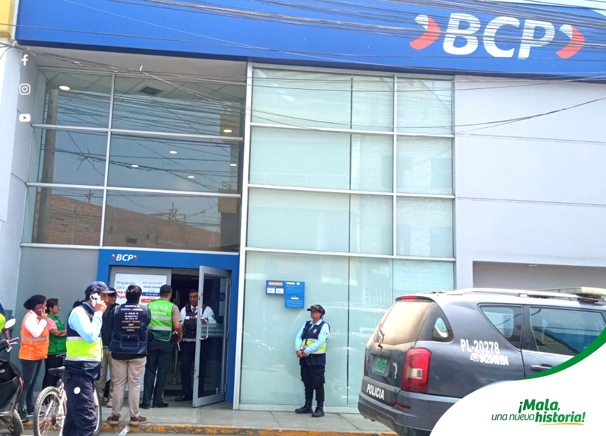 Se realizó Operativos Inopinados a los Establecimientos Comerciales del Sistema Bancario y Entidades Financieras de Nuestro Distrito