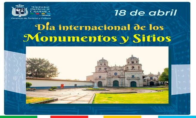 📣 Este 18 de abril celebramos a nuestro Patrimonio Cultural y Monumental 🏛️ en el día de los Monumentos y Sitios.
☝️ Seamos parte de la conservación de nuestra histórica ciudad, cuidando el centro histórico, sus construcciones, sus sitios arqueológicos, ya que son parte de todo nuestro legado e identidad como cajamarquinos 🙋🏻🙋🏻♀️ y son testigos de todos esos eventos que nos transformaron en quienes somos.