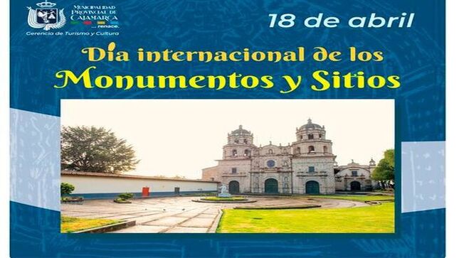 📣 Este 18 de abril celebramos a nuestro Patrimonio Cultural y Monumental 🏛️ en el día de los Monumentos y Sitios. 
☝️ Seamos parte de la conservación de nuestra histórica ciudad, cuidando el centro histórico, sus construcciones, sus sitios arqueológicos, ya que son parte de todo nuestro legado e identidad como cajamarquinos 🙋🏻🙋🏻‍♀️ y son testigos de todos esos eventos que nos transformaron en quienes somos.