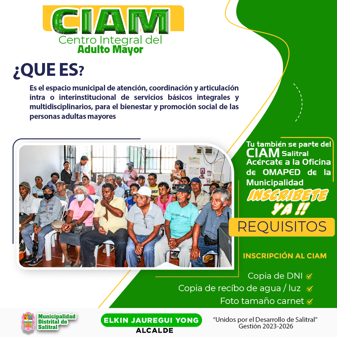 Ven y forma parte del CIAM Salitral