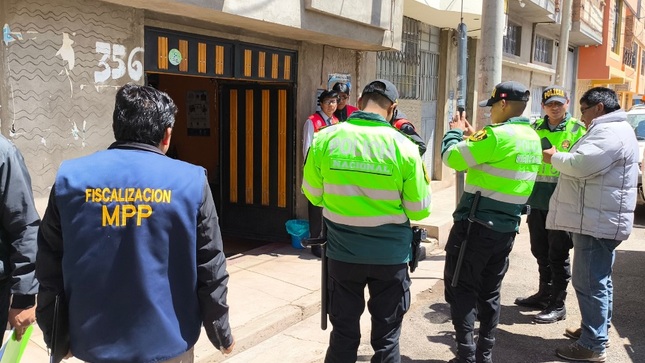 Municipalidad de Puno realiza mega operativo inopinado a 10 cantinas clandestinas