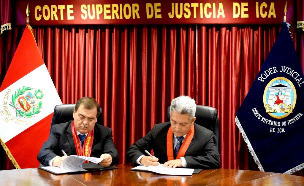 Corte Superior de Justicia de Ica.