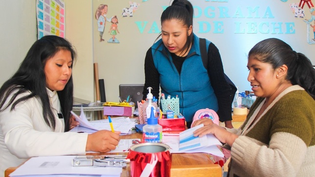 Mas de 258 nuevas beneficiarias de Vaso de Leche con la ampliación de empadronamiento a madres gestantes y lactantes