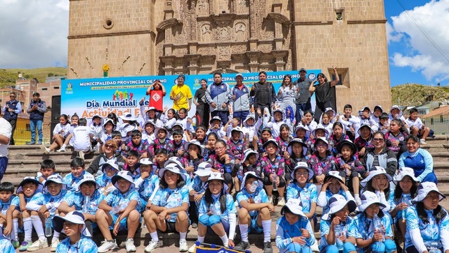 Municipalidad de Puno impulsa aerotón y trote por el Día Mundial de la actividad física