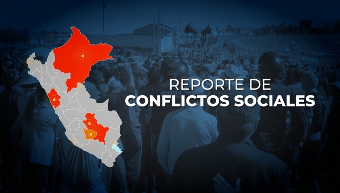 La Defensoría del Pueblo presentó el Reporte de Conflictos Sociales N° 241, correspondiente al mes de marzo de 2024, que da cuenta de ocho nuevos conflictos sociales registrados en el mes anterior.